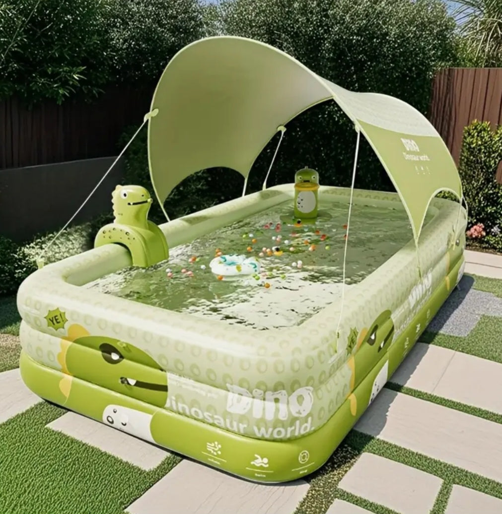 Large Dinosaur-Themed Inflatable Pool🦖