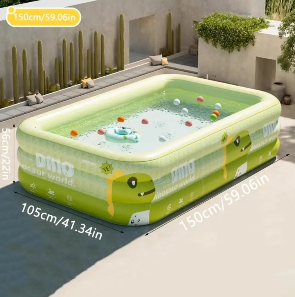 Large Dinosaur-Themed Inflatable Pool🦖