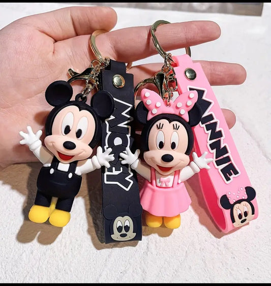 2Pc Mouse KeyChain